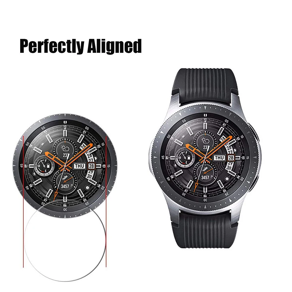 Cover for Samsung Gear S3 frontier Classic Clear Protective Film for Samsung Galaxy Watch 42MM 46MM Tempered Glass Screen