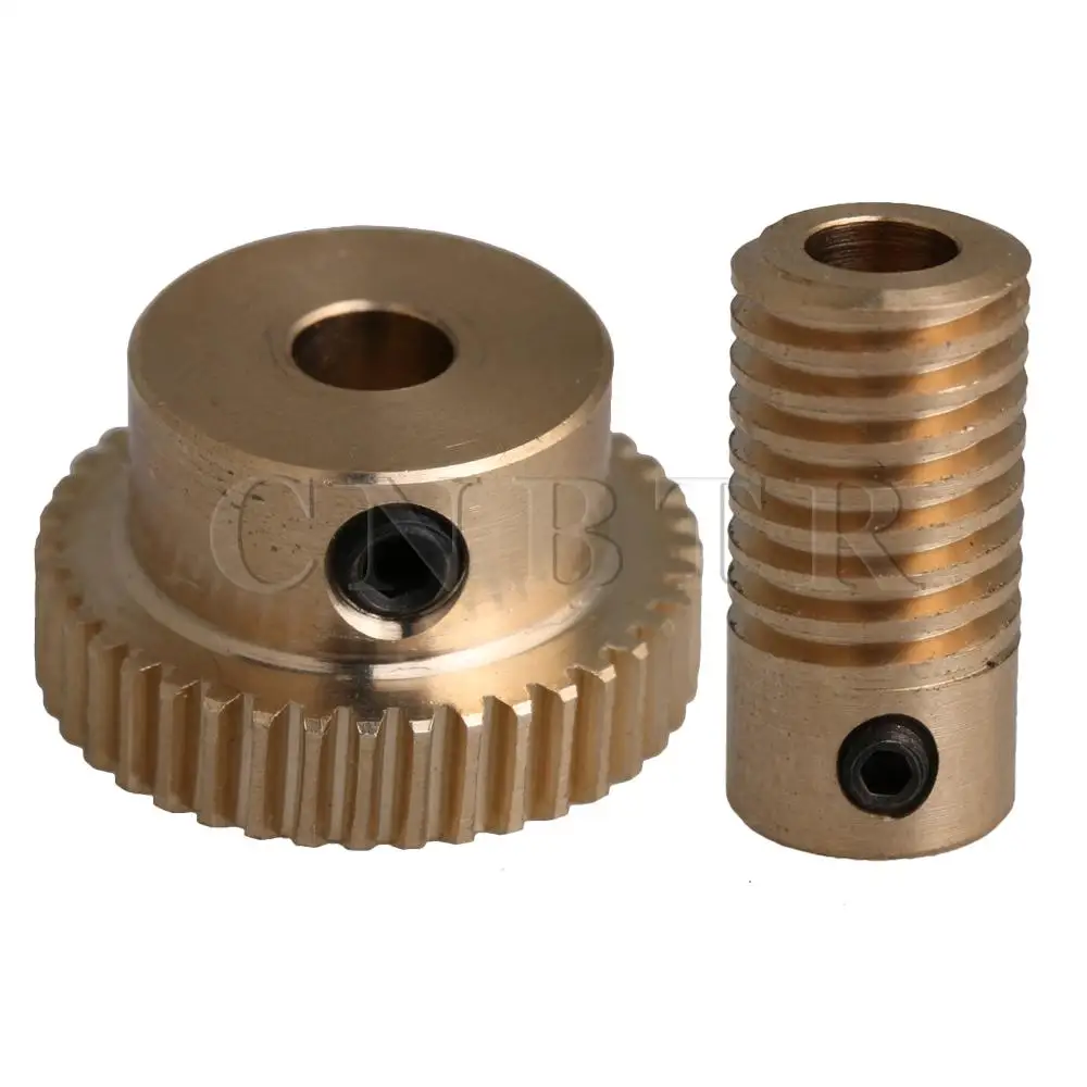 Business & Industrial Gears CNBTR 40T Brass Worm Gear Wheel & 5mm Hole