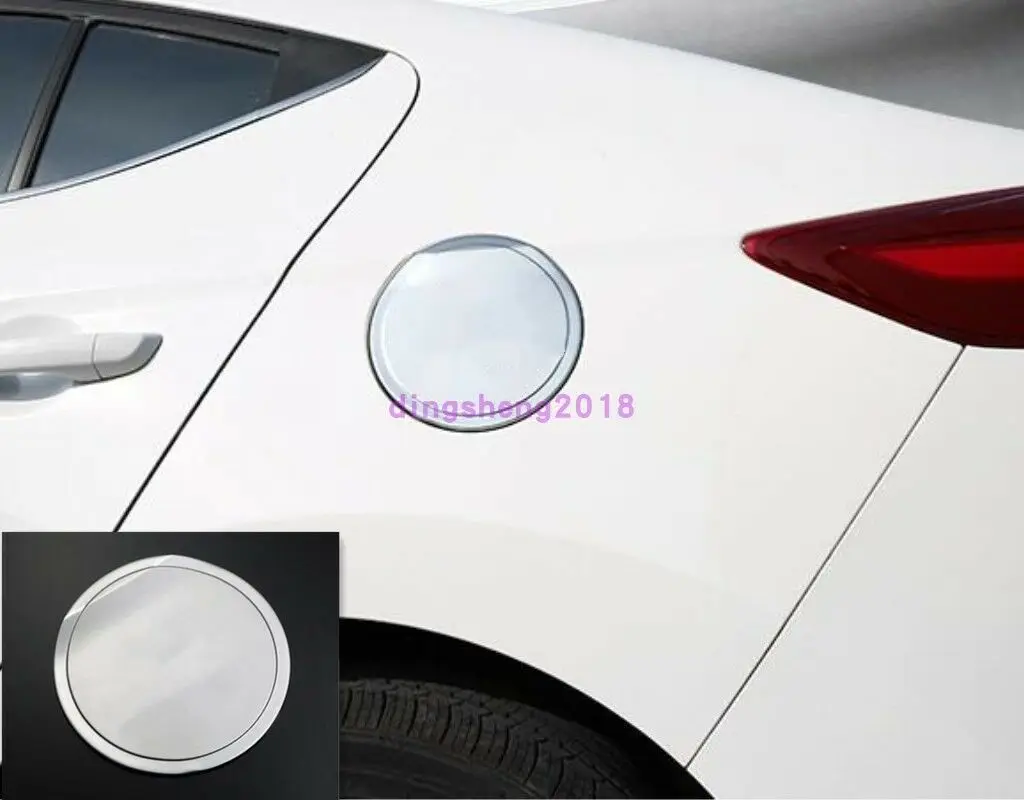 Для hyundai Elantra крышка топливного бака из нержавеющей стали крышка для масляного Газа отделка автомобиля модификация автомобильные аксессуары