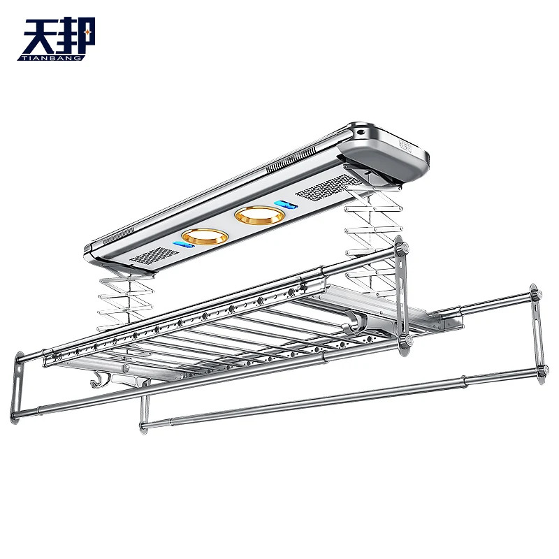 

Intelligent remote control automatic telescopic clothes drying machine for elevating bar balcony of electric clothes drying rack