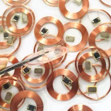 13,56 МГц 125 кГц ID IC записываемые метки T5577 UID двухчастотные прозрачные карты RFID Пассивные метки для монет Clea