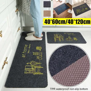 

Long Kitchen Mat Bath Carpet Floor Mat Home Entrance Doormat Tapete Absorbent Bedroom Living Room Floor Mats Modern Kitchen Rug