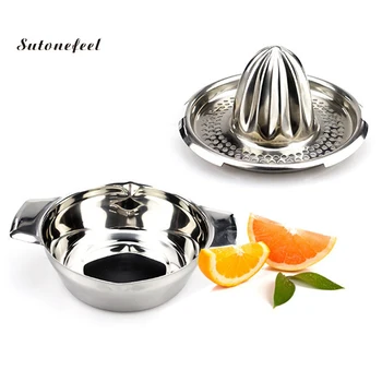 

200ML Manual Juicers 304 Stainless Steel Lemon Juice Extrusion Press Hand Pressed Orange Juice Squeezer Kitchen Fruit Tool