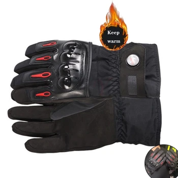 

Men Woman motorcycle windproof gloves motorbike 100% Waterproof Winter warm Protective Warm Motorbike Riding Gloves