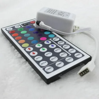 

10M 32FT 3528 Waterproof SMD RGB 600LEDs LED Light Strip 44Key IR Remote Control Holiday Lighting