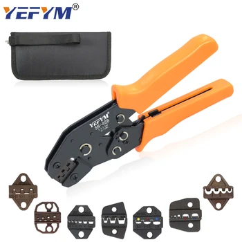 Alicatesde prensado, herramientas SN-48B 7 mandíbula para Tab 2,8 4,8 6,3 Pulg/tubo/terminales de aislamiento Kit bolsa herramientas de abrazadera de reparación eléctrica Mini 1
