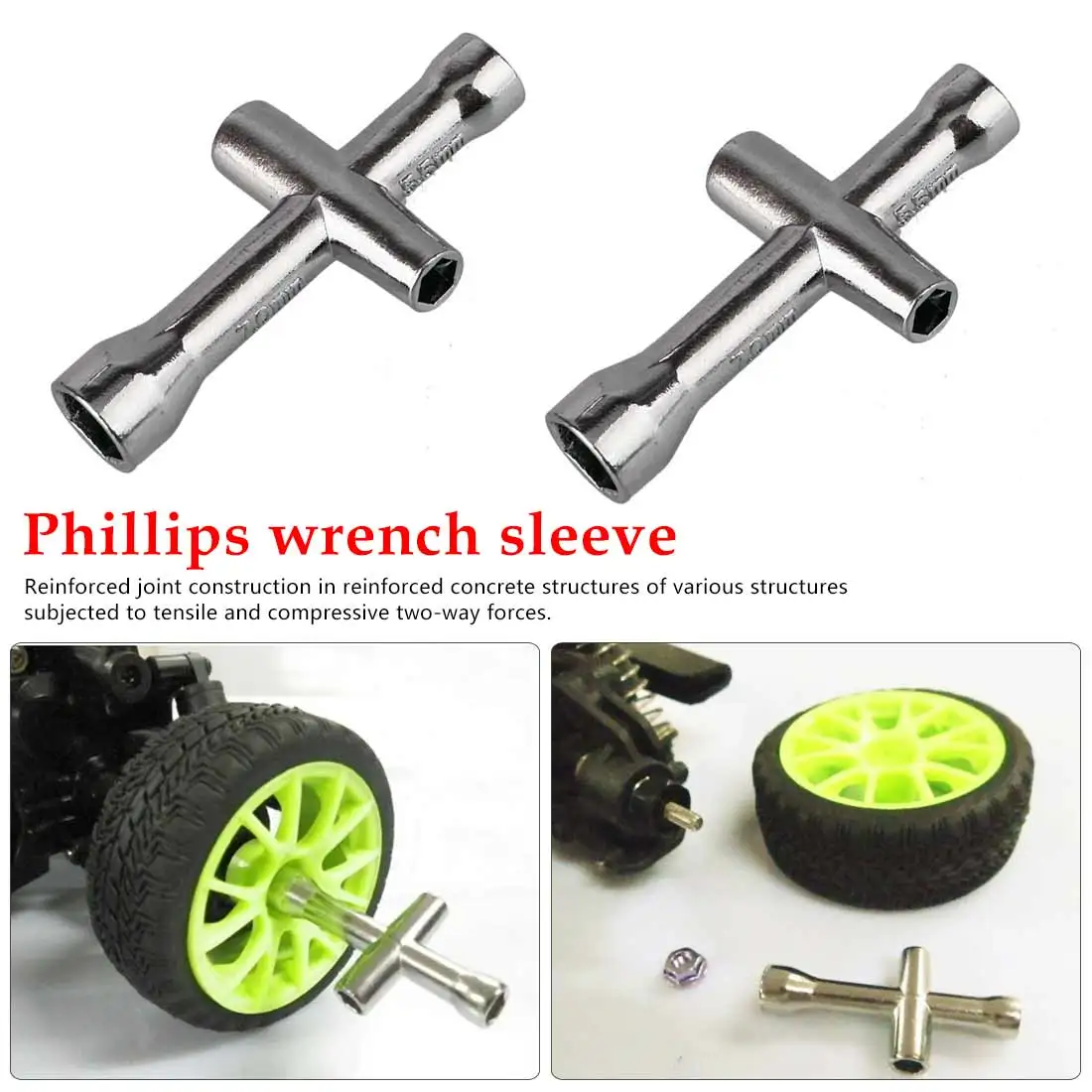 

Mini Cross Wrench Socket Spanner Applicable Models M2,M2.5,M3,M4 for 3D Printer Accessories