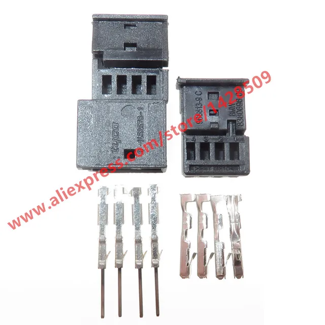 1 Set 4 Pin Central Locking Plug Atmosphere Light Connector Female  