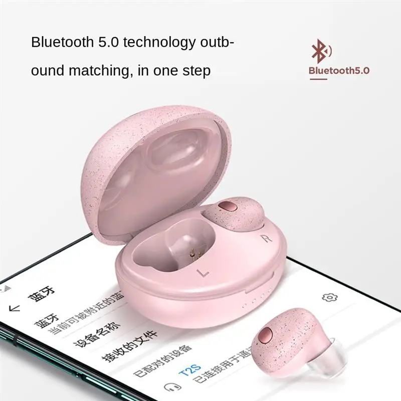 Fone de Ouvido com Microfone Fones com Carregador T2s sem Fio Tws à Prova Original Lenovo Bluetooth Dhifi Água Alta Fidelidade Estéreo Som Case 2021 16 fone de ouvido com microfone tws à