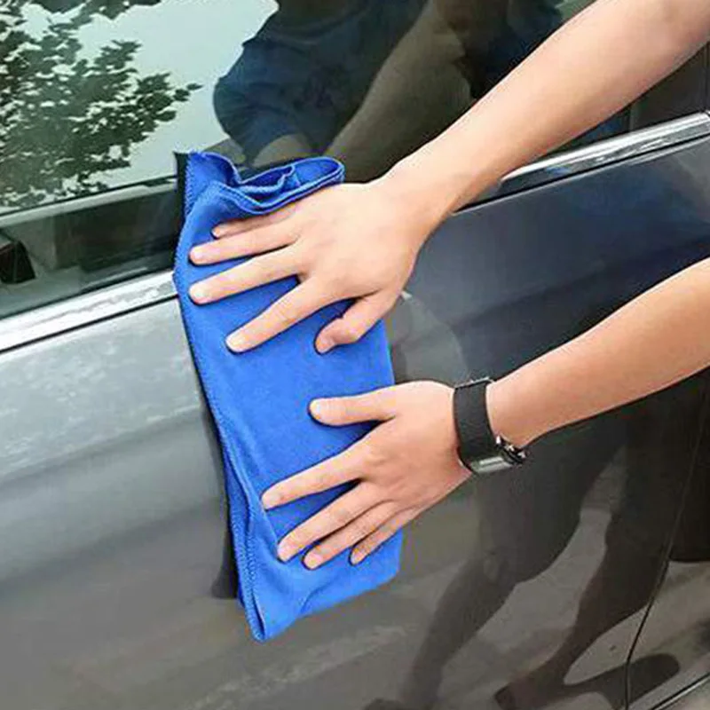 30 * 70 Cm Microfiber Car Towel For Car Cleaning Waxing Wax Collection