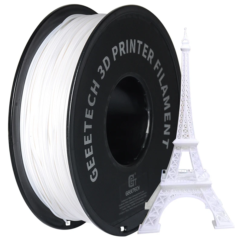 Geeetech PLA Silk Filament 1kg 1.75mm 3D Printer Plastic Material, Accuracy +/- 0.03mm, multiple colour, Fit Most FDM Printer 