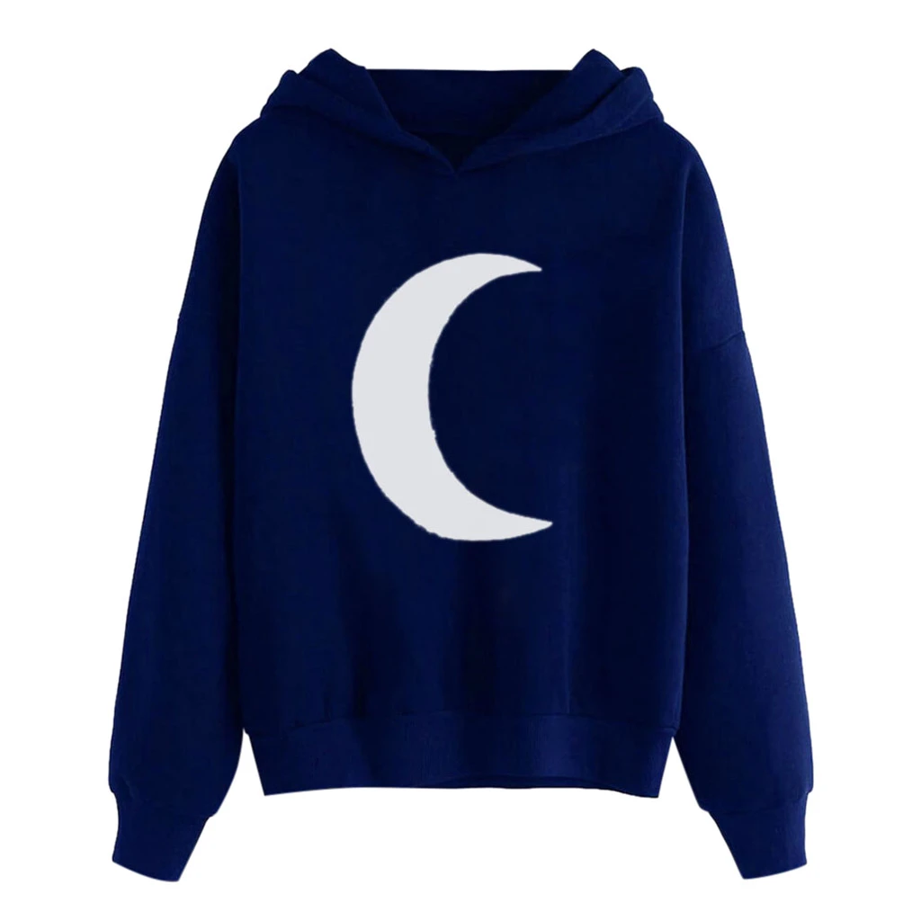Hoodies Women Sweatshirts Large Size Leisure Printed Long Sleeve Casual Pullover Clothes Soft Cotton Korean Style Ladies 820