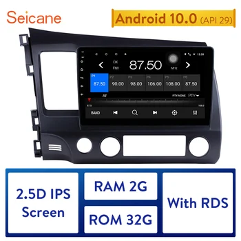 

Seicane 10.1 inch Android 10.0 Car GPS Navigation 2DIN Radio For 2006 2007 2008 2009 2010 2011 Honda Civic Bluetooth AutoStereo