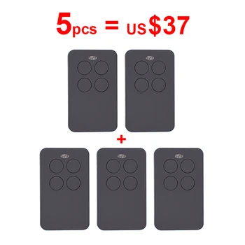

5pcs Garage Door Remote Control Command Opener transmitter key fob 433mhz 868MHz Remote control replicator 287-868mhz