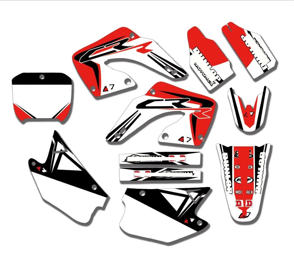 Графические наклейки для мотоцикла Honda CR125 CR125R CR250 CR250R 2000 2001 CR 125 250 125R 250R с