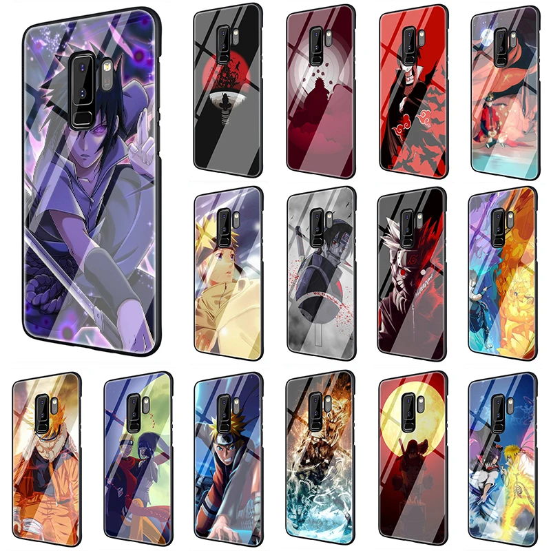 

Naruto Tempered Glass case for Samsung S7 S8 S9 S10 Note 8 9 10 A10 20 30 40 50 60 70