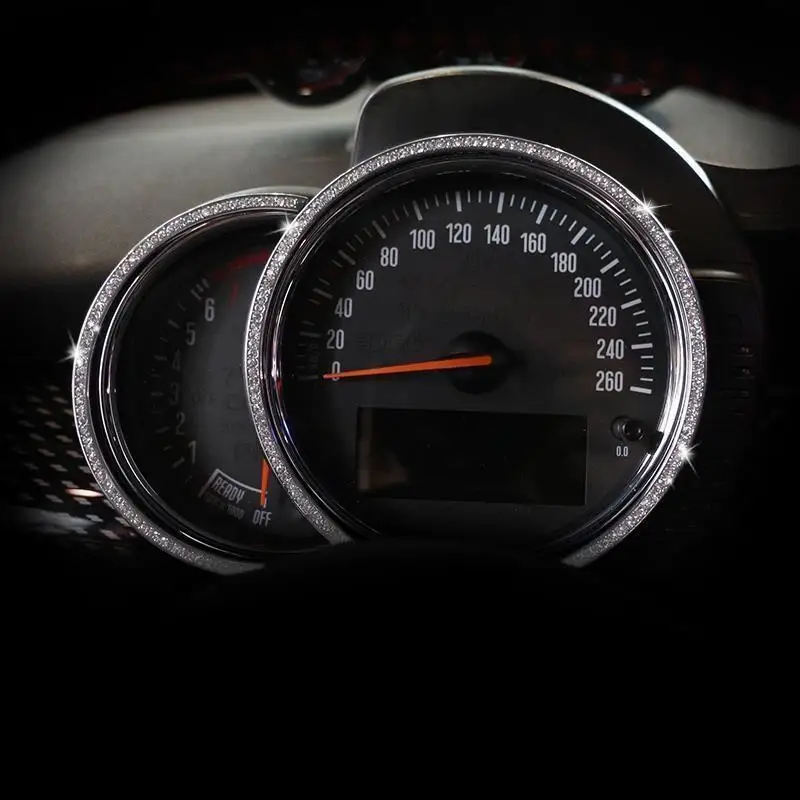 Automovil Авто модифицированное рулевое колесо приборная панель интерьер лихом модификация яркие блестки молдинги отделка 18 19 для мини F56