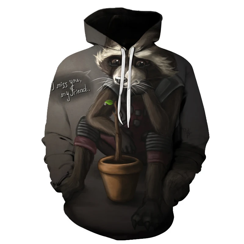 Brand Men Hoodie Superhero 3D Digital Print Sweatshirt Superman Print Pullover menwomen Casual Long Sleeve Pocket Cap Sportswear - Цвет: WY-1072