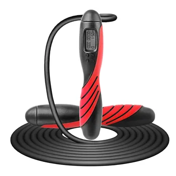 

Saim Fitness Jump Rope Electronic Counting Skipping Digital Weight Calories Time Setting Jump Rope Adjustable Skipping Rope