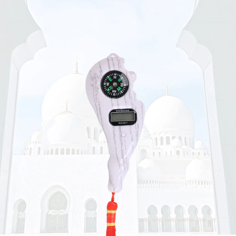 Tasbih Chapelet compteur Electronique LCD - Rouge par chez Non spécifié sur