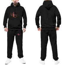 

Goldorak Tracksuit Set Grendizer Casual Sweatsuits Man Sweatpants And Hoodie Set Summer