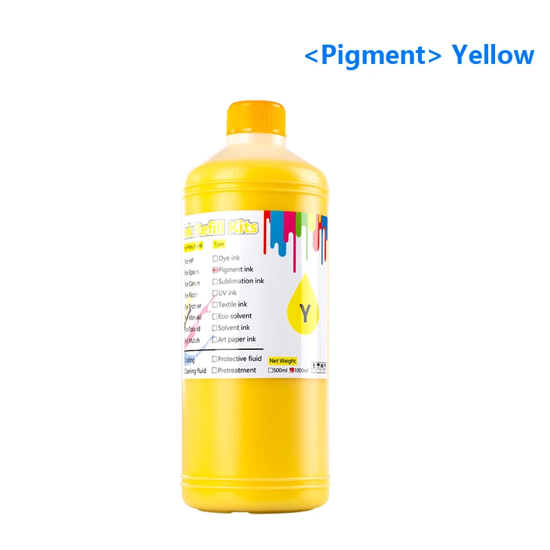 Tinta do Pigmento para Epson 1000ml Impermeável T3000 T3070 T3200 T3270 T5000 T5070 T5200 T5270 T7000 T7070 T7200 T7270 7700 9700 - Imagem 3