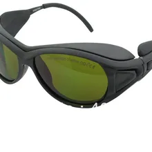 Лазерные защитные очки for190-450nm& 800-1700nm O.D 4+ CE Высокий VLT% 405 808 820 980 1064 1320 1470nm жесткий чехол и ткань