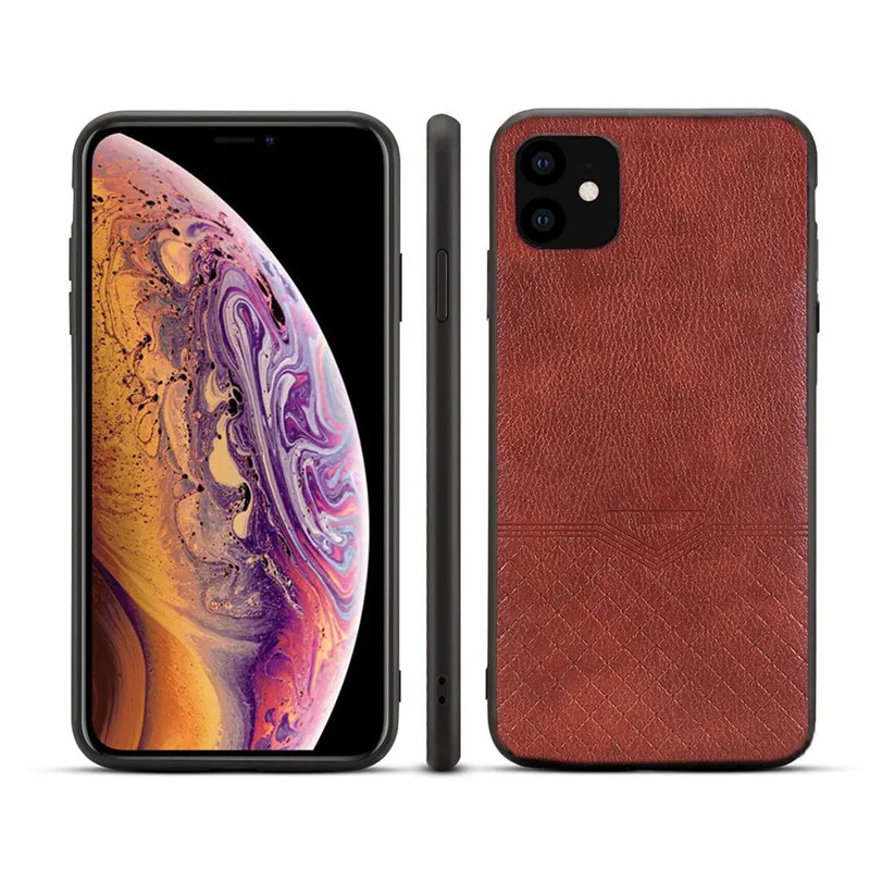 Binmer модный противоударный тонкий кожаный чехол для телефона для IPhone 11 Pro Max IPhone 11 11 Pro защитная задняя крышка