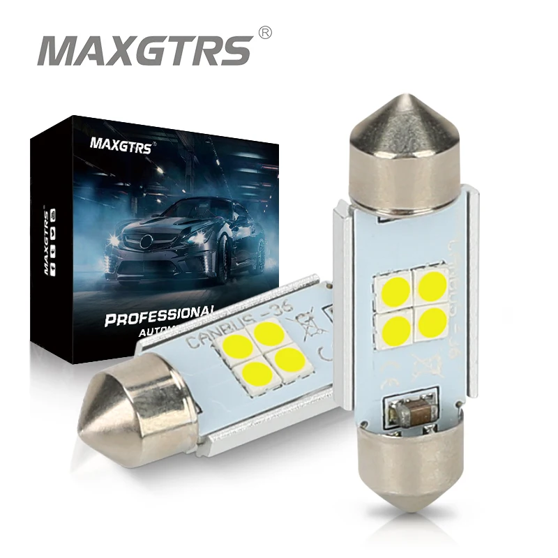 2x автомобильный Festoon C5W 3030 светодиодный светильник 28 мм 31 36 39 41 44 CANBUS без ошибок для