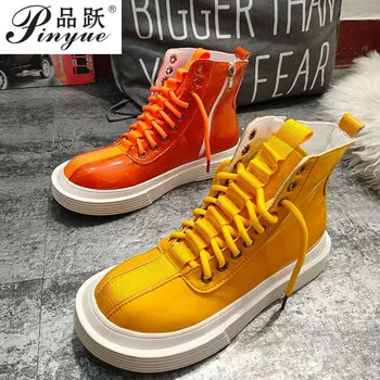 

Fashion Ankle Boots Winter Ankle Boots Genuine leather Women Boots Work Shoes Round Toe Lace-Up Women Shoes 9 color