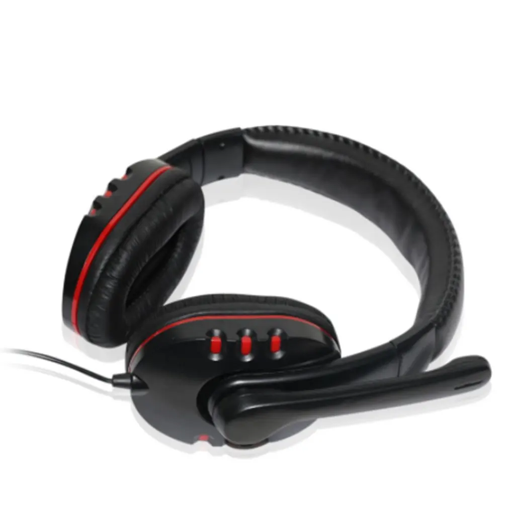Wired Gaming Headphones 40mm Driver Bass Stereo with Mic 3 5mm Jack Headsets Noise Isolating for PS4 for XBOX ONE PC Mic