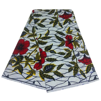 

New Arrival African ankara wax print fabric fashion Soft Nigeria African Wax Hot Sale Design For Women Dress