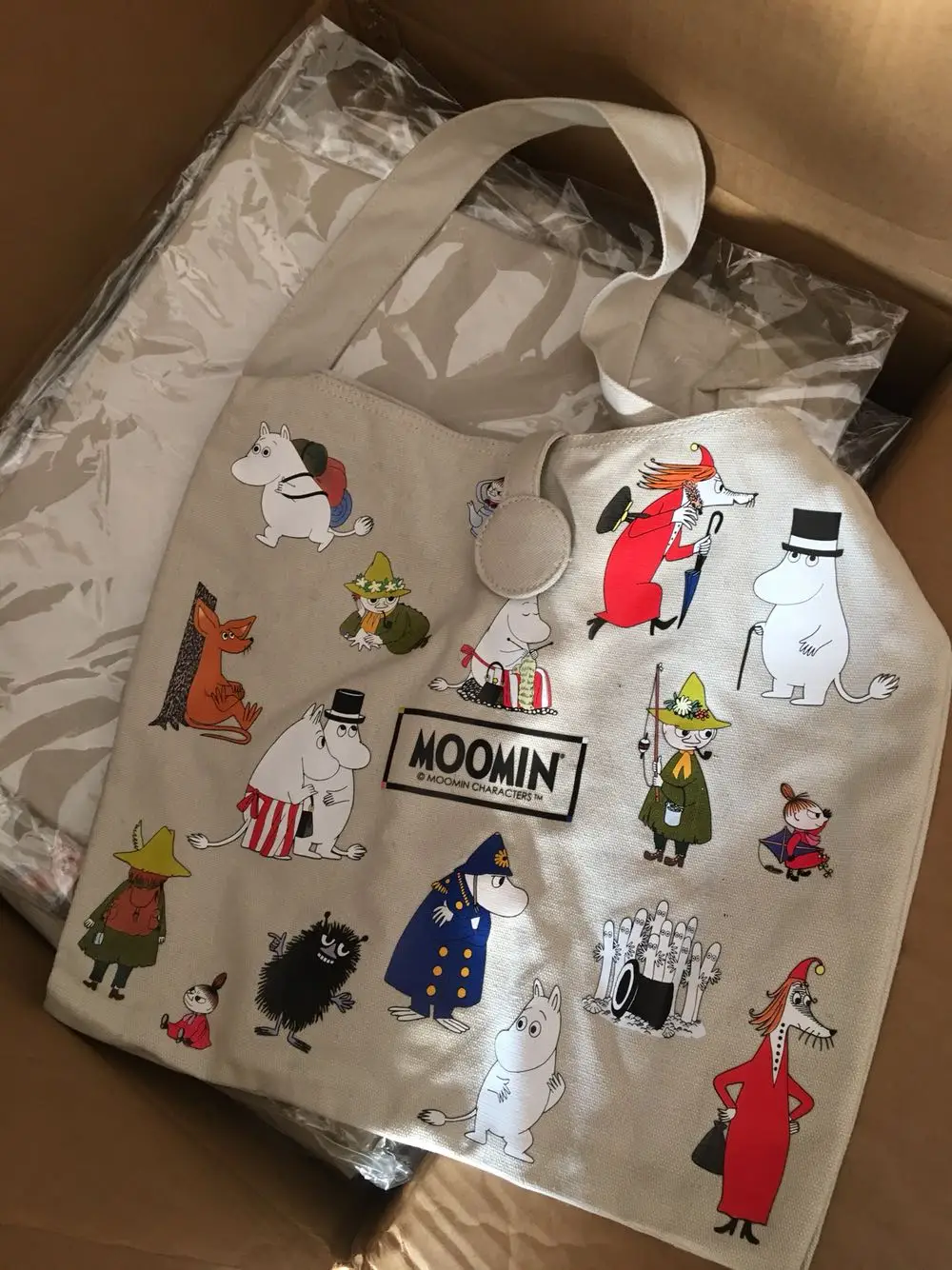 

Moomin Bag Popular Single Shoulder Bag U Magazine Limited and Canvas Bag One Environmental Protection Bag Shopping