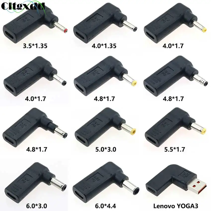 Переходник PD Spoof переходник с USB Type C Мама на 3 5*1 35 мм 4 0*1 7 5 0*3 0 папа разъем питания