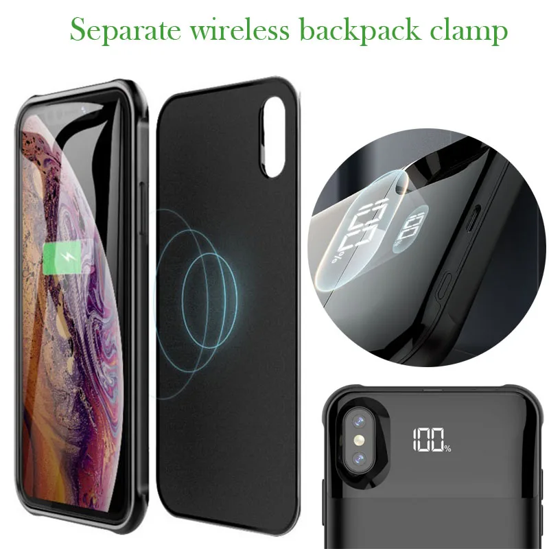 Чехол для аккумулятора iPhone X XS XR Max отдельный чехол аккумуляторной батареи со