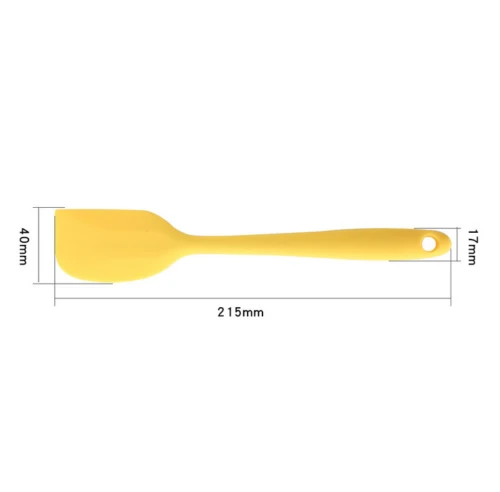 Baking Spatula Mini Small Kitchen Silicone Soup Spoons Cake Cream Spatula Scraper Brush Butter Baking Tool