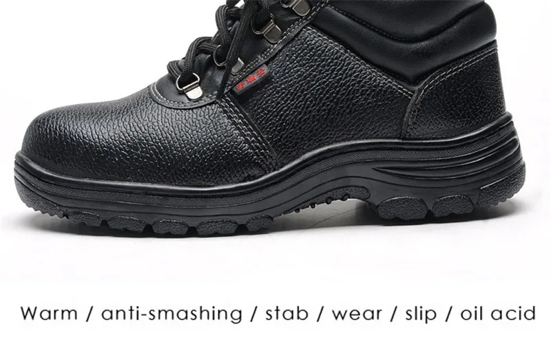 UPUPER/мужские рабочие ботинки со стальным носком; мужская обувь с прокалыванием; Безопасная рабочая обувь для мужчин; кроссовки; повседневная мужская обувь;