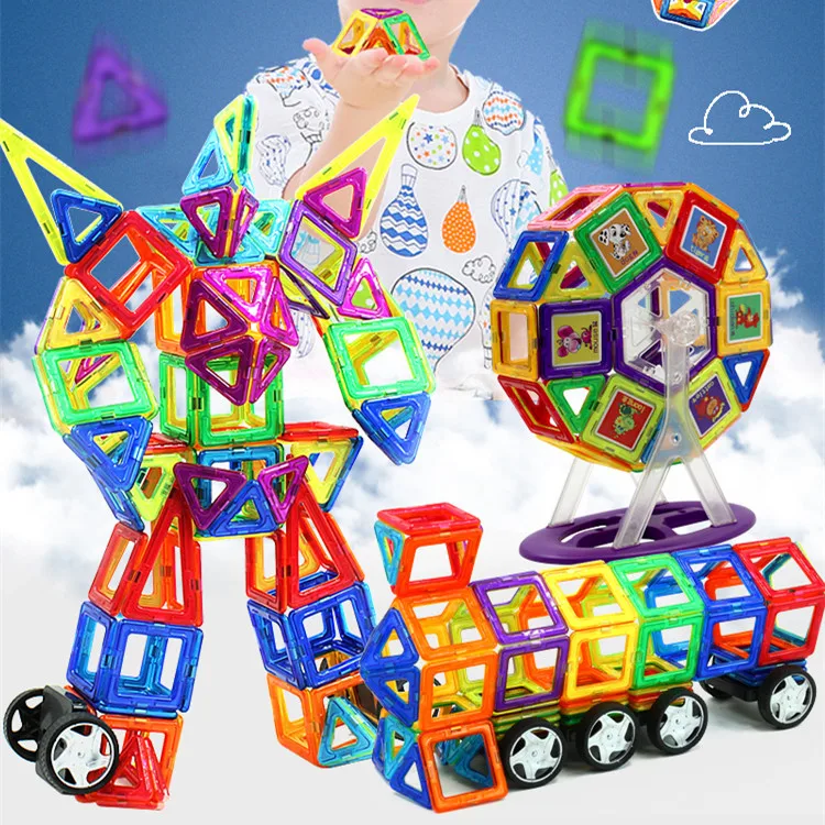 

Ferris Wheel Suction Intelligence Fantasy Square Magnetic Sheet Children'S Educational Toy Kids Assembled Pure Magnetic GIRL'S