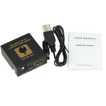 

top selling product 2020 HDMI ARC Adapter to HDMI & Optical Audio Converter 4k 3D 1080P CEC Support Wholesale and Dropshipping