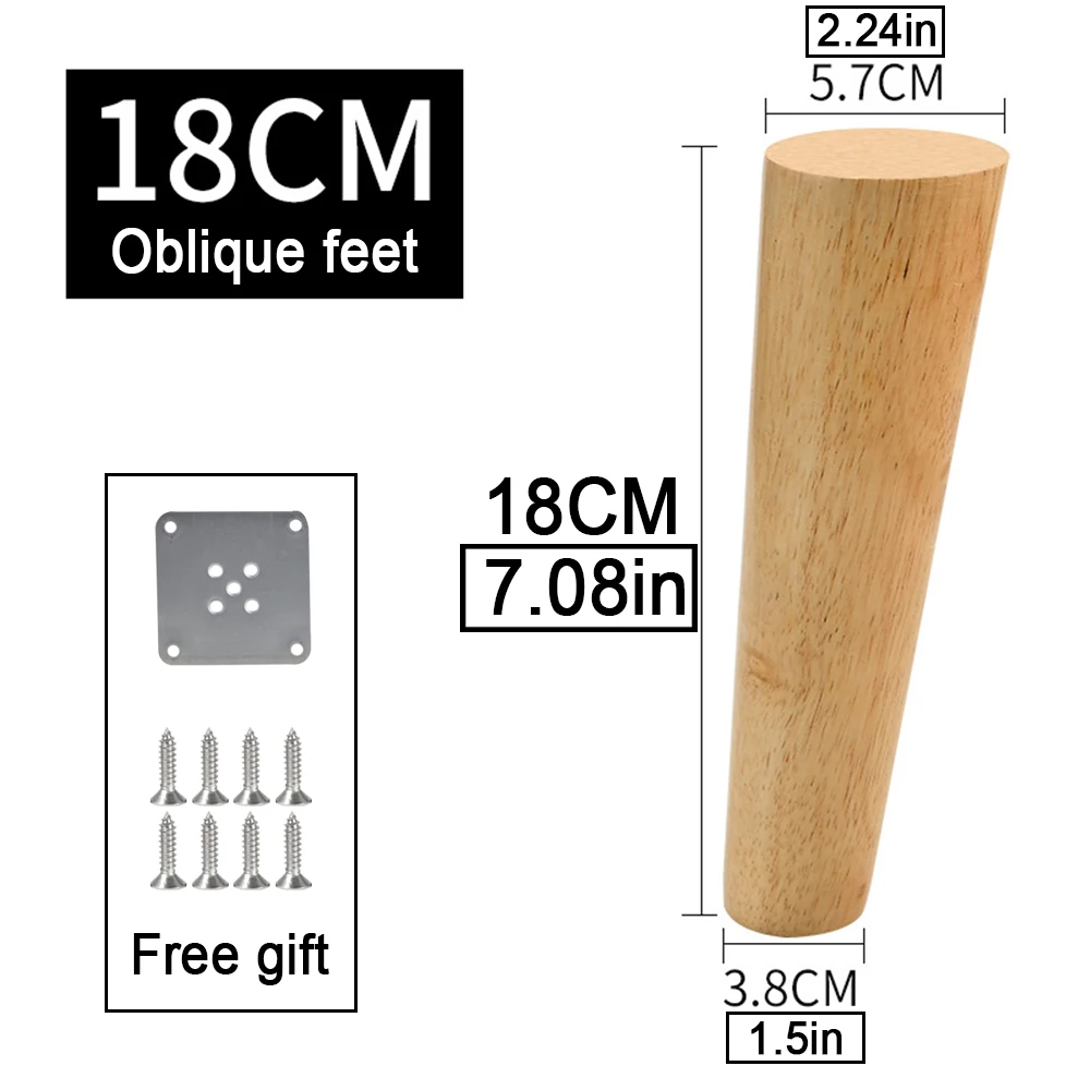 Oblique feet 18cm
