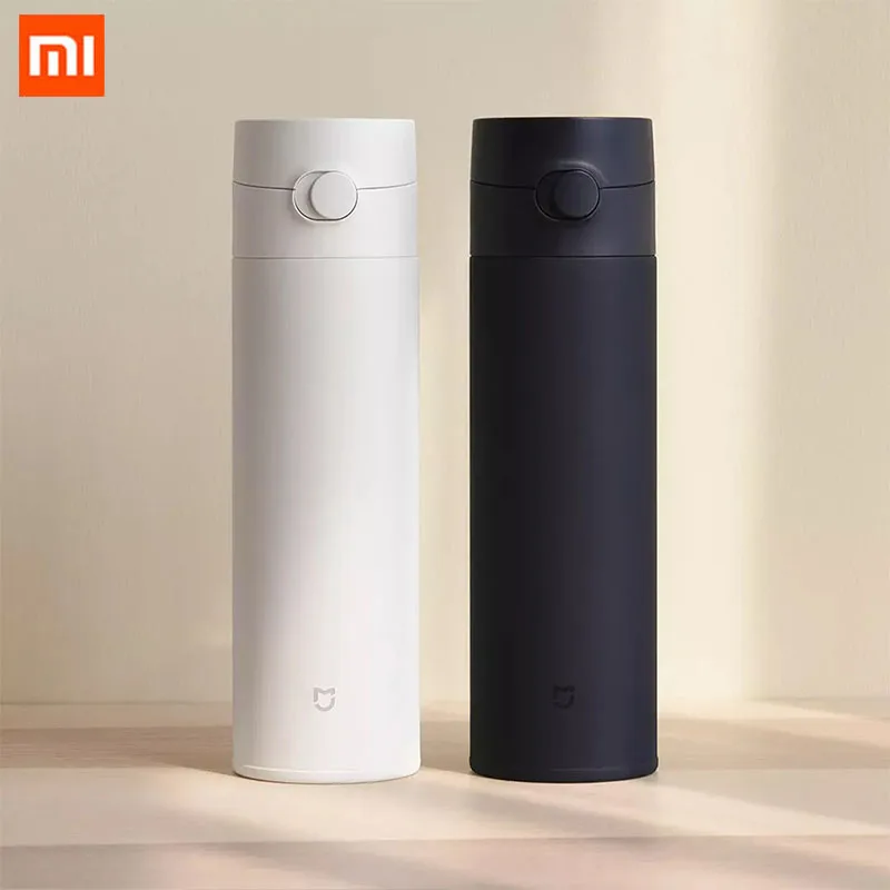 

Xiaomi Mijia Vacuum Flask Bomb Cover Version 316L Stainless Steel 480ML Large Capacity Ultra-light Sports Water Cup Vacuum Cup