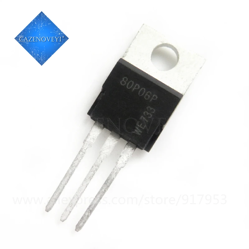 

10 шт. / Лот SPP80P06P SPP80P06 TO-220 60V 80A новый оригинальный в наличии