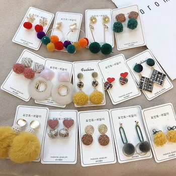 

30 Pairs/lot fashion classical women earrings wholesale small size earring jewelry lot 201106-59