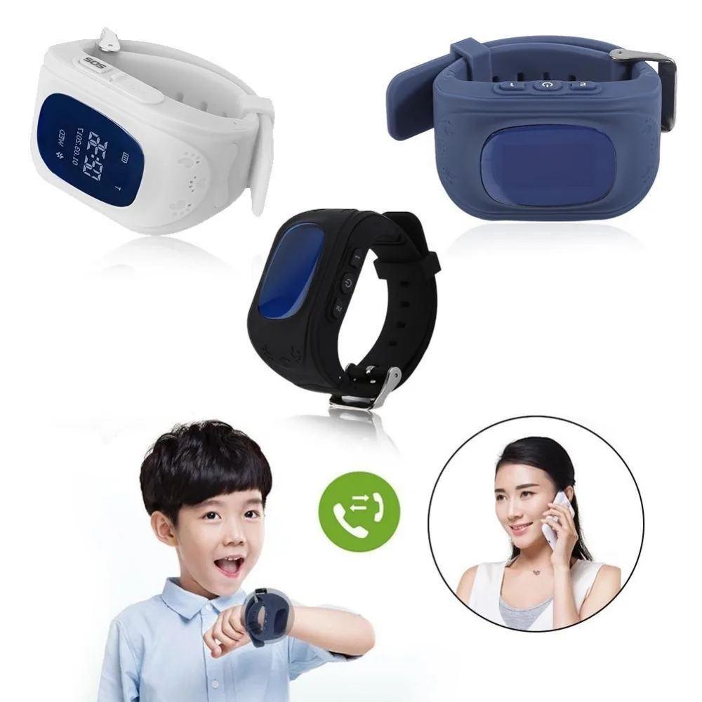 Q50 Children Accurate Tracker Emergency Anti-Lost Smart Watch For Android