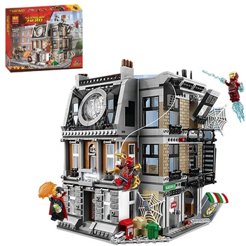 

10840Sanctorum Brick Iron Man Spidermans Miracle Avengers Infinite War Palace Building Block Toy Compatible Assembly legoig Gift