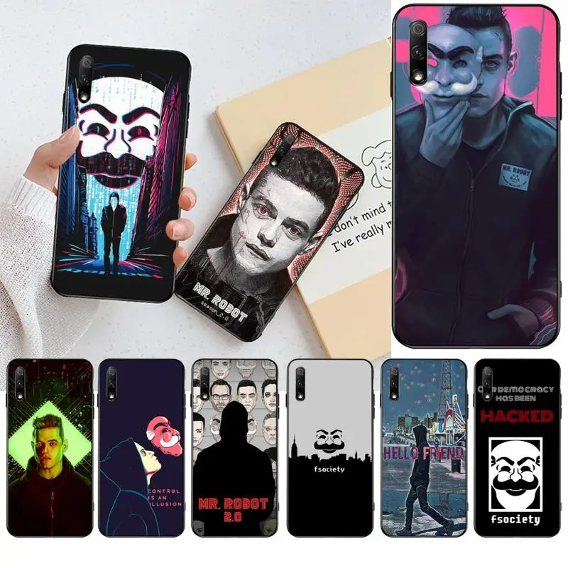 Чехол для телефона Mr Robot Fsociety Huawei Nova 6se 7 7pro 7se honor 7A 8A 7C Prime2019 | Мобильные телефоны и