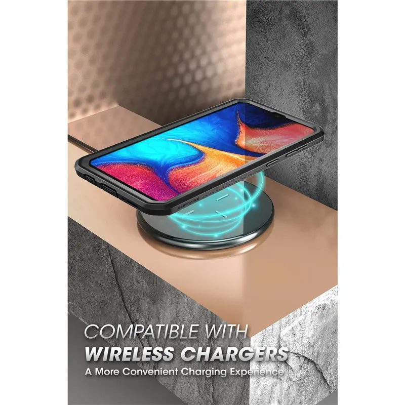 Ceny Do Samsung Galaxy A20 A30 Case SUPCASE UB Pro wytrzymały futerał na kaburę z wbudowanym ochraniaczem ekranu i podstawką
