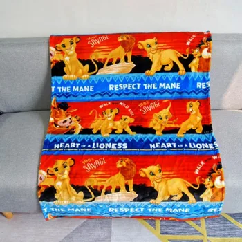 

Disney Blue and Yellow Simba Lion King Nala Warm Flannel Blanket for Toddler Boys Girls Christmas Gift 100x155cm Birthday Gift