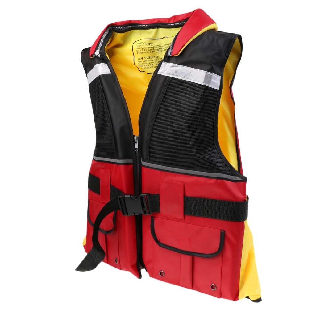 Adult Buoyancy Life Jackets Vest for Outdoor Fishing Kayaking Canoe Sailing Swimming Safety Jackets