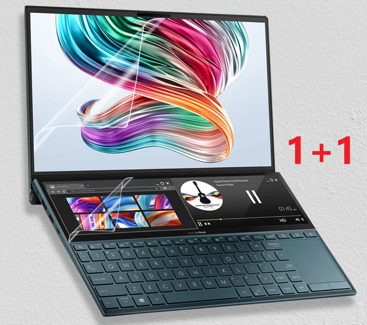 Pellicola Salvaschermo Lcd Hd Ad Alta Trasparenza Per Asus Zenbook Pro Duo Ux581Gv Ux581G Ux581 Ux481Fl Ux481Fa Ux481L Ux481